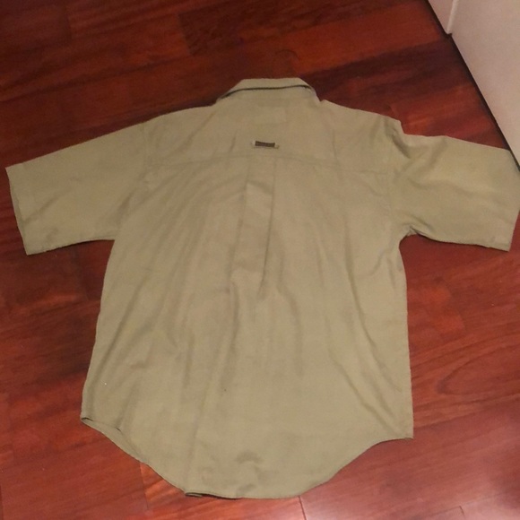 Bugleboy Army Green Short Sleeved Shirt Size Med - Picture 2 of 6